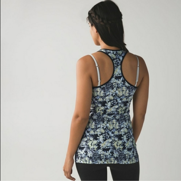 Lululemon EUC Cool Racerback Petal Black Tank - Picture 3 of 8